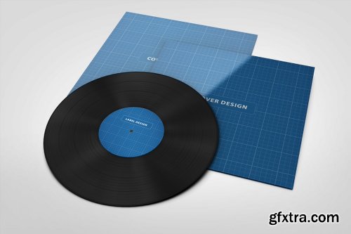 Vinyl Records Mockup