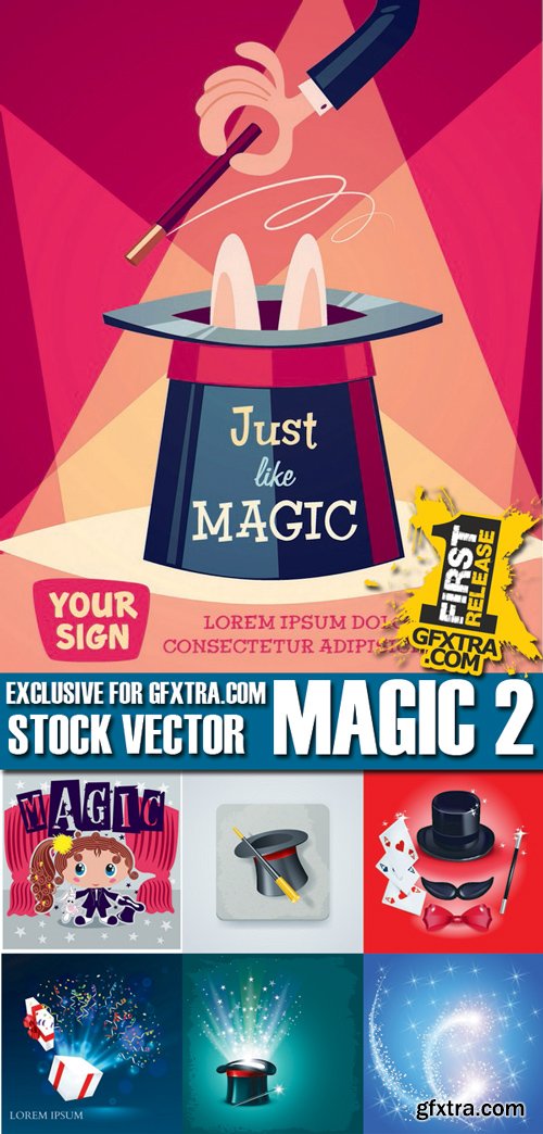 Stock Vectors - Magic 2, 25xEPS