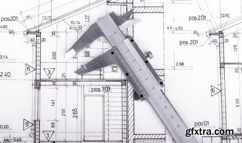 Stock Photos - Architectural Plan, 25xJPG