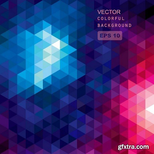 Stock Vectors - Color Background, 25xEPS