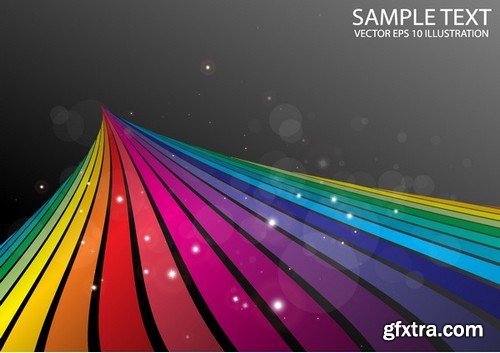 Stock Vectors - Color Background, 25xEPS