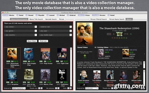 Coollector Movie Database 4.1.8 Retail MacOSX