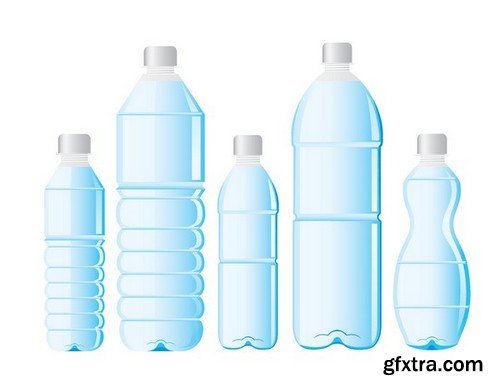 Stock Vectors - Bottle 2, 25xEPS