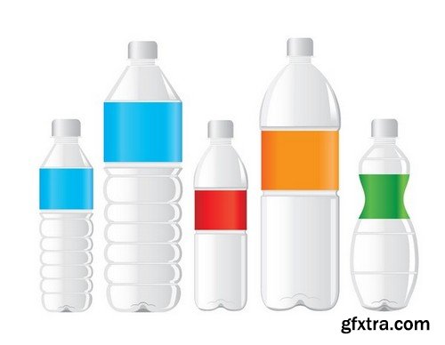 Stock Vectors - Bottle 2, 25xEPS