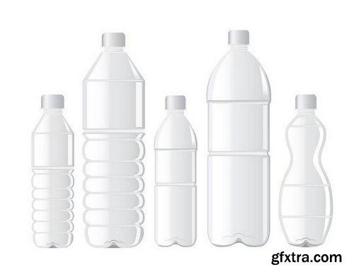 Stock Vectors - Bottle 2, 25xEPS