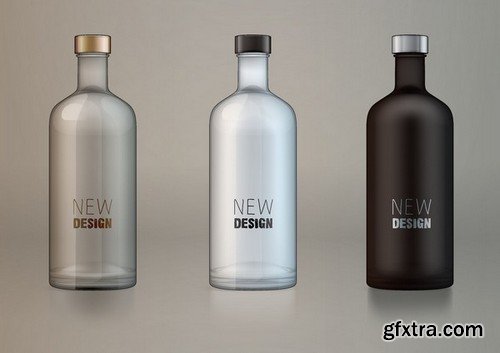 Stock Vectors - Bottle 2, 25xEPS