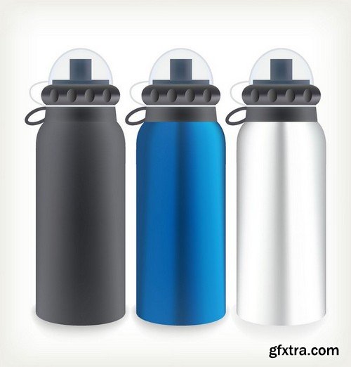 Stock Vectors - Bottle 2, 25xEPS