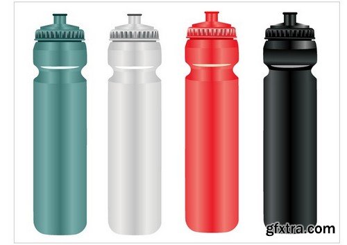 Stock Vectors - Bottle 2, 25xEPS