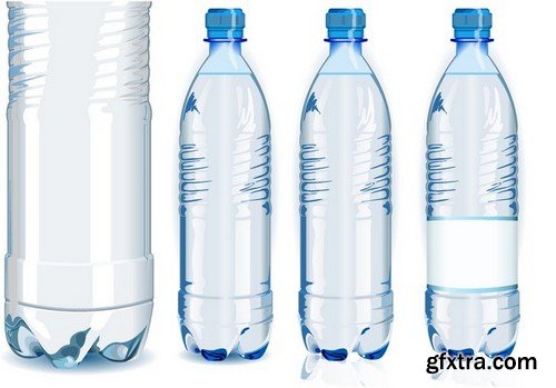 Stock Vectors - Bottle 2, 25xEPS