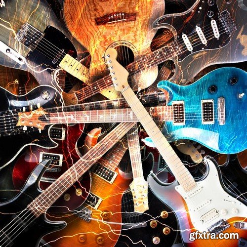 Stock Photos - Musical Instruments, 25xJPG