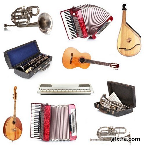 Stock Photos - Musical Instruments, 25xJPG