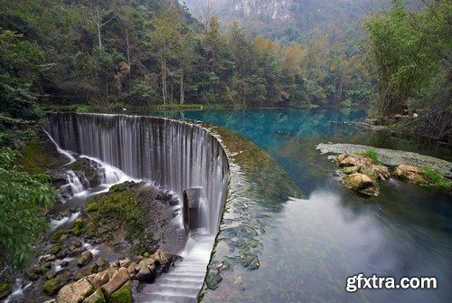 Stock Photos - Waterfall, 25xJPG