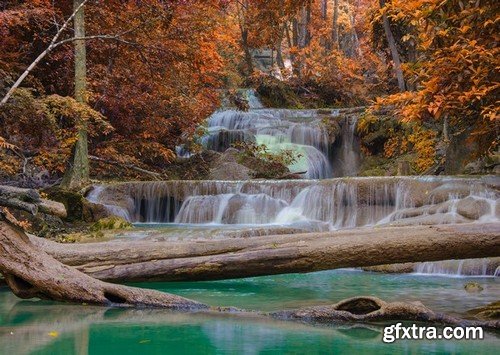 Stock Photos - Waterfall, 25xJPG