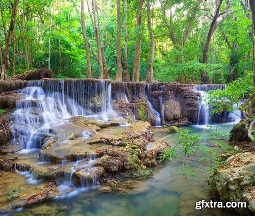 Stock Photos - Waterfall, 25xJPG