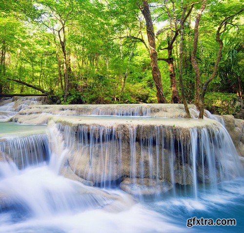 Stock Photos - Waterfall, 25xJPG