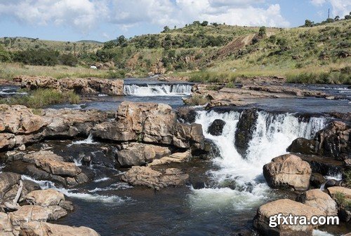 Stock Photos - Waterfall, 25xJPG