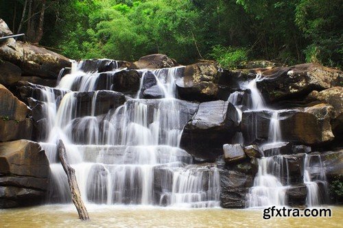 Stock Photos - Waterfall, 25xJPG