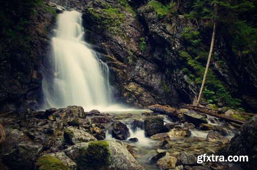 Stock Photos - Waterfall, 25xJPG