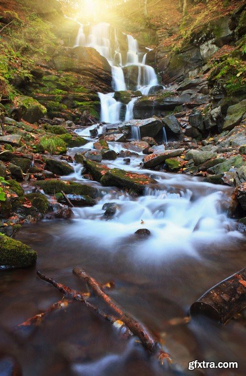 Stock Photos - Waterfall, 25xJPG