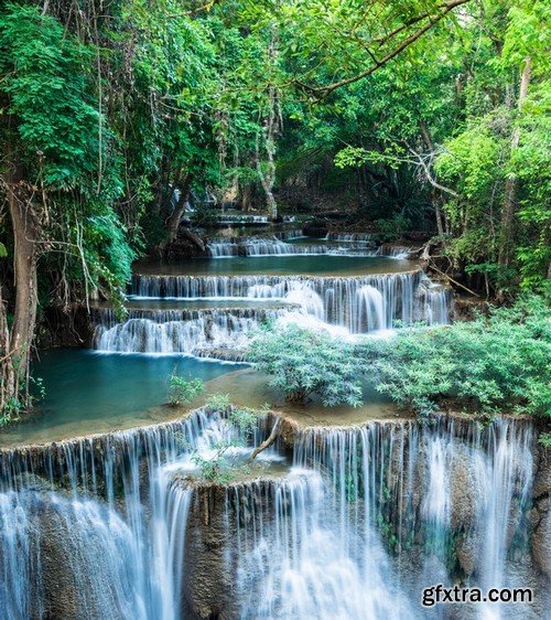 Stock Photos - Waterfall, 25xJPG