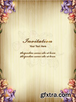 100 Floral Backgrounds Vector Pack