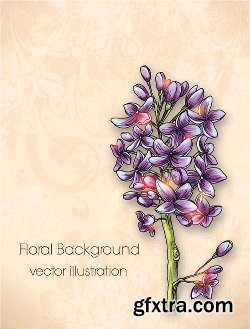 100 Floral Backgrounds Vector Pack