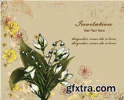 100 Floral Backgrounds Vector Pack