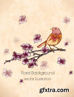 100 Floral Backgrounds Vector Pack