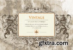 100 Vintage illustrations Vector Pack