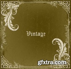 100 Vintage illustrations Vector Pack