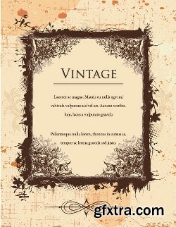 100 Vintage illustrations Vector Pack