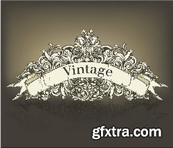 100 Vintage illustrations Vector Pack