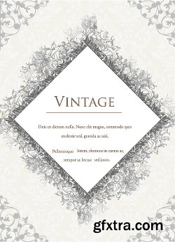 100 Vintage illustrations Vector Pack