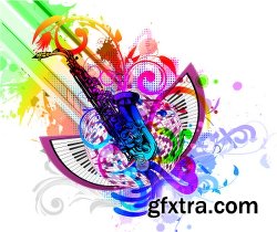 100 Music Illustrations Vector Pack