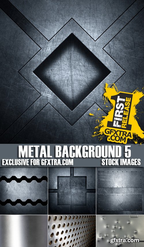 Stock Photos - Metal Background 5, 25xJPG