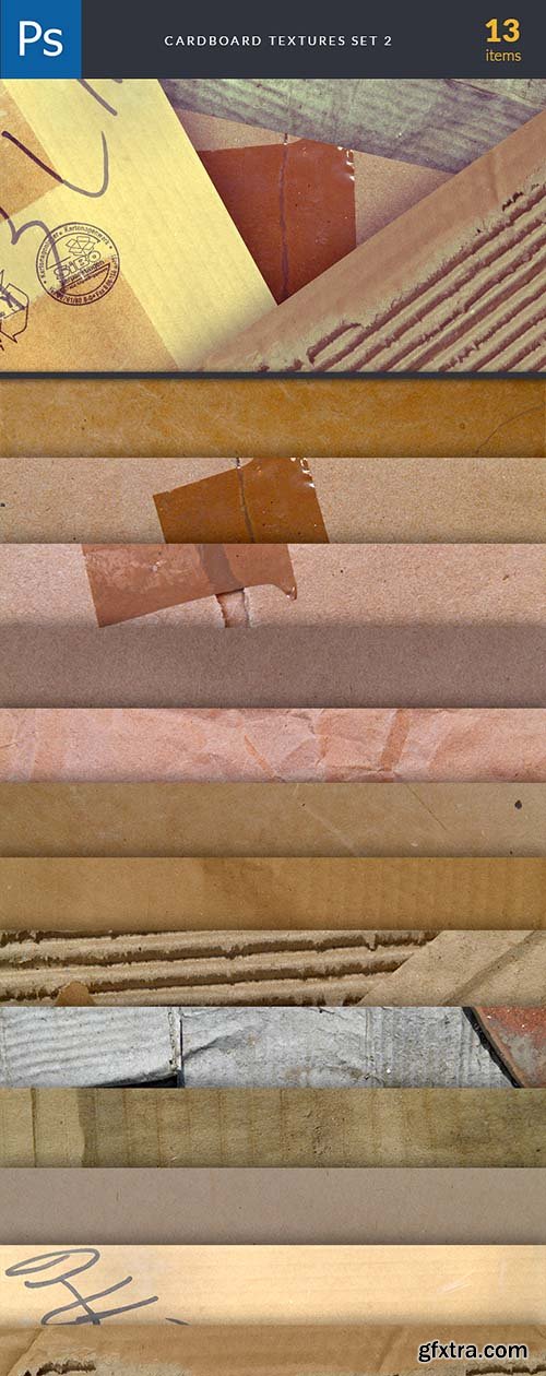 Cardboard Textures Set 2