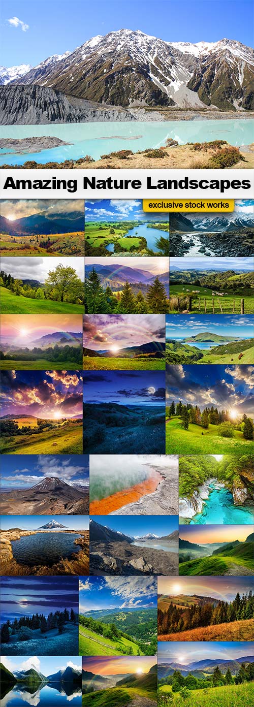 Amazing Nature Landscapes - 25x JPEGs