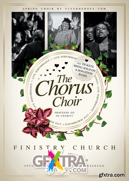 Chorus Choir Flyer Template