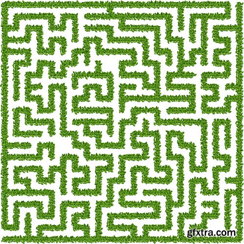 Stock Vectors - Maze, 25xEPS