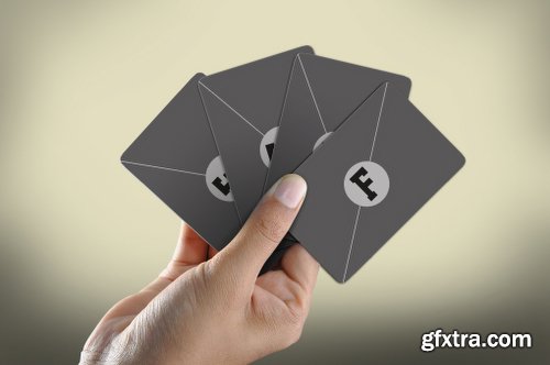 Photorealistic Membership Card Credit Card Mock Up