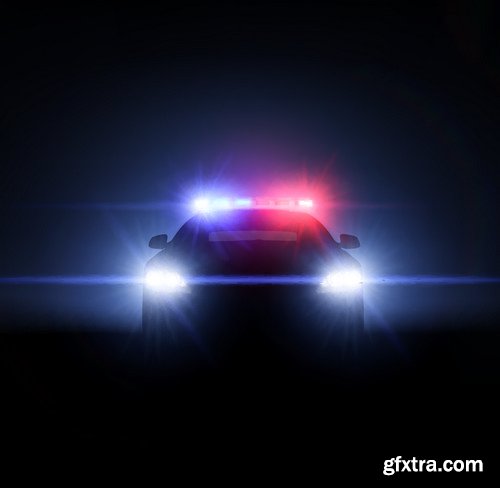 Stock Vectors - Police 2, 25xEPS