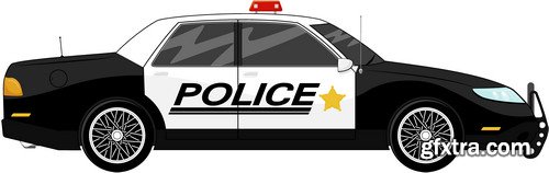 Stock Vectors - Police 2, 25xEPS