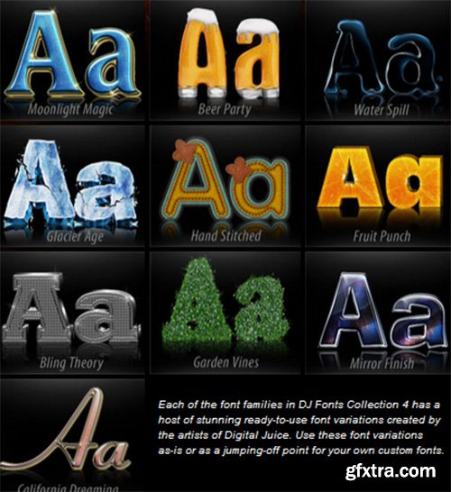 Digital Juice Fonts Collection 4