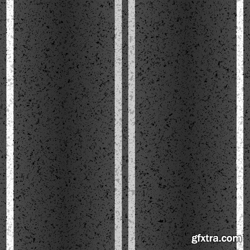 Stock Vectors - Road, asphalt, 25xEPS