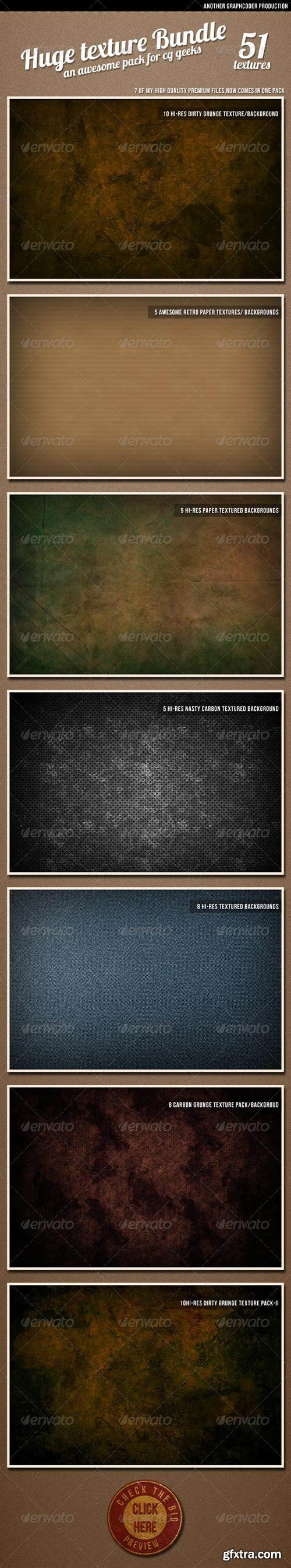 GraphicRiver - Mega Texture Bundle (a set of 51)