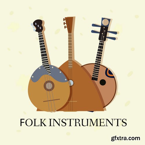 Stock Vectors - Musical Instruments 2, 25xEPS