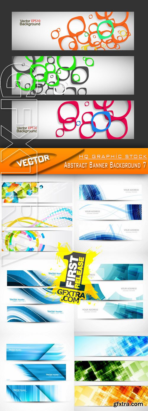 Stock Vector - Abstract Banner Background 7