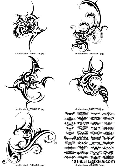 Amazing SS - Tattoo Design 5, 25xEPS