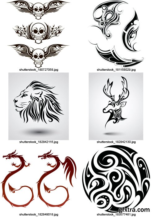 Amazing SS - Tattoo Design 5, 25xEPS