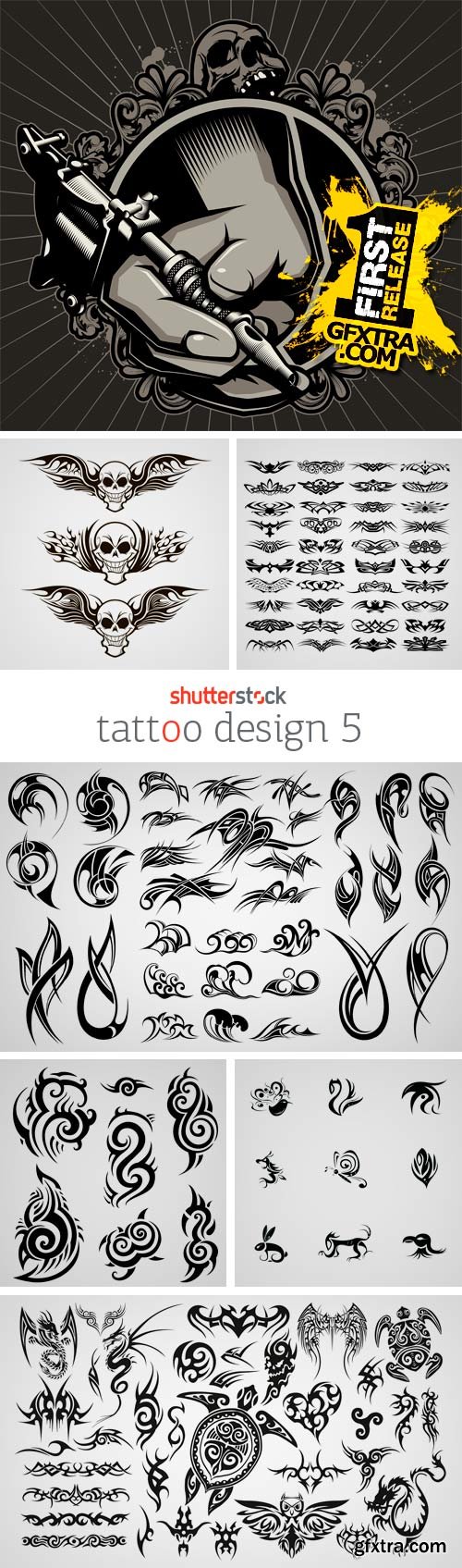 Amazing SS - Tattoo Design 5, 25xEPS